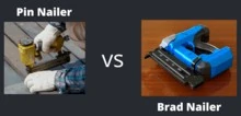Pin Nailer vs Brad Nailer: What to use? Pin nailer vs brad nailer